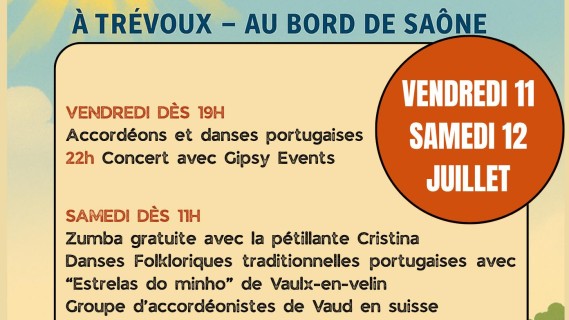 Fête annuelle à Trévoux le vendredi 11 et samedi 12 juillet